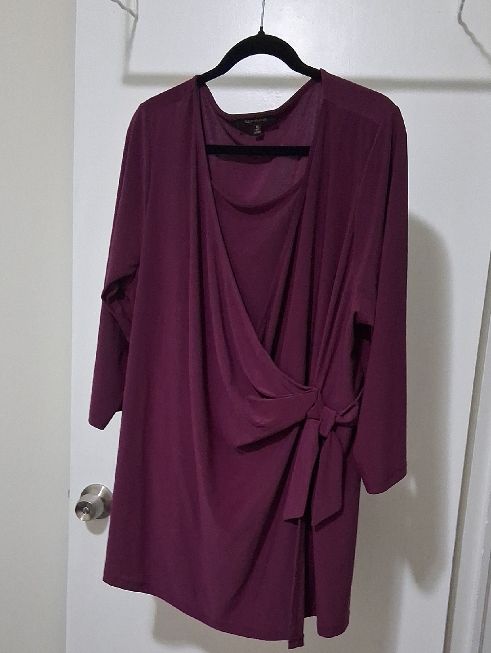 Ellen Weaver Purple Top Size 2X